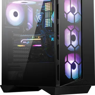 MSI MPG GUNGNIR 110R Computer-Gehäuse Midi Tower Schwarz MSI MPG GUNGNIR 110R Computer-Gehäuse Midi Tower Schwarz