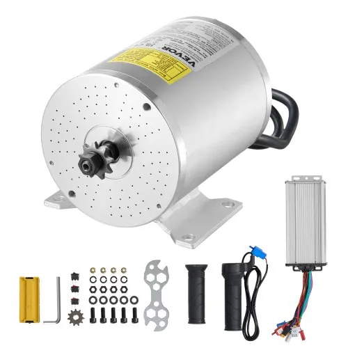 VEVOR 1800 W elektrischer bürstenloser Gleichstrommotor-Bausatz – 48 V 4500 U/min Elektromotor mit verbessertem Drehzahlregler & Gasgriff-Bausatz für Go Karts E-Bike Motorrad Roller Heimwerker VEVOR 1800 W elektrischer bürstenloser Gleichstrommotor-Bausatz – 48 V 4500 U/min Elektromotor mit verbessertem Drehzahlregler & Gasgriff-Bausatz für Go Karts E-Bike Motorrad Roller Heimwerker