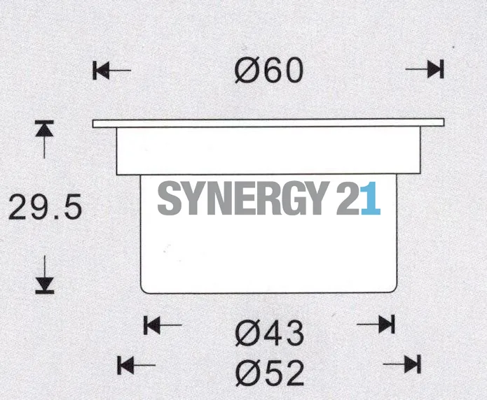 Synergy 21 LED Bodeneinbaustrahler ARGOS rund in-G IP67 ww – Bild 2