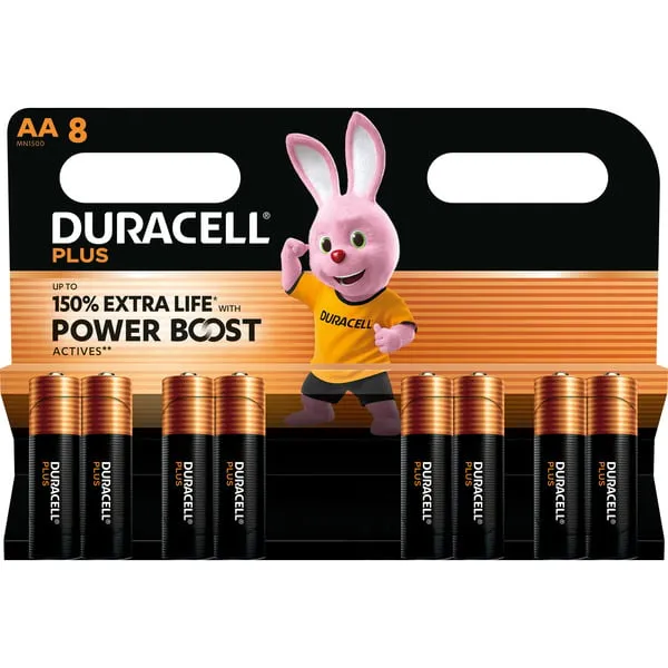 Duracell Plus Einwegbatterie AA Alkali Duracell Plus Einwegbatterie AA Alkali