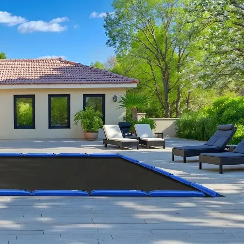 VEVOR Pool Beschwerungssack, 6 Packungen à 121 cm, 0,4 mm dicke PVC-Säcke mit Gewichten mit auslaufsicherem Schraubverschluss, Wassersäcke zur Befestigung von Poolabdeckungen im Winter, blau – Bild 7