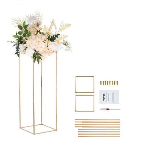 VEVOR 2er-Set Blumenhocker Eckig 28x28x80cm Blumenständer Eisen Beistelltisch Modern Blumensäule Gold-Galvanisierung Pflanzenhocker Pflanzenständer Metallständer für Dekoration von Bars Hotels Cafés VEVOR 2er-Set Blumenhocker Eckig 28x28x80cm Blumenständer Eisen Beistelltisch Modern Blumensäule Gold-Galvanisierung Pflanzenhocker Pflanzenständer Metallständer für Dekoration von Bars Hotels Cafés
