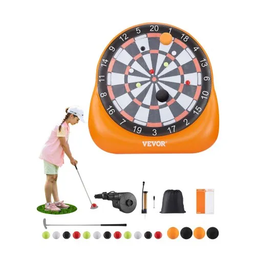 VEVOR aufblasbares Fußball-Dartboard, über 1,30 m hohes riesiges Fußball-Dartboard mit 4 Kickbällen & 12 Tennisbällen & Luftpumpe,ideal für riesige Gartenspiele, riesiges Kick-Darts-Spiel VEVOR aufblasbares Fußball-Dartboard, über 1,30 m hohes riesiges Fußball-Dartboard mit 4 Kickbällen & 12 Tennisbällen & Luftpumpe,ideal für riesige Gartenspiele, riesiges Kick-Darts-Spiel