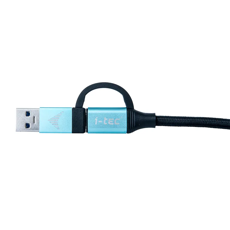 i-tec USB-C auf USB-C Kabel mit integriertem USB 3.0 Adapter – Bild 2