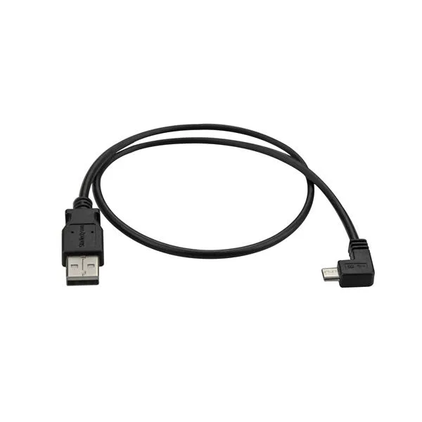 StarTech.com Micro USB Lade- und Sync-Kabel St/St - Rechts gewinkelt Micro-USB - 0,5m – Bild 3