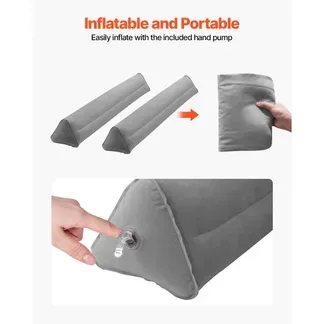VEVOR Rausfallschutz Bett 1205x160x180mm, aufblasbares Bettschutzgitter mit Handpumpe, rutschfeste, Bettgitter für Kleinkinder, für Einzel-, Voll-, Queen- & Kingsize-Betten, leicht & tragbar (2er-Set) VEVOR Rausfallschutz Bett 1205x160x180mm, aufblasbares Bettschutzgitter mit Handpumpe, rutschfeste, Bettgitter für Kleinkinder, für Einzel-, Voll-, Queen- & Kingsize-Betten, leicht & tragbar (2er-Set)