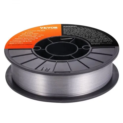 VEVOR 1 Rolle Fülldraht E71T-GS 0,8 mm 4,5 kg MIG/MAG-Schweißdraht 200 mm Spulendurchmesser Schweißdrahtrolle 560 Mpa Zugfestigkeit Fülldrahtschweißen ohne Schutzgas – Bild 8