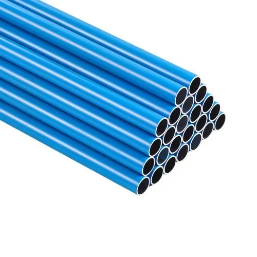 VEVOR Druckluftschlauch-Satz 24 Stk. Druckluftrohre 27,6m x 17,3mm Innen, Kompressorschlauch für Werkstatt Garage & Fabirk, Rohrsatz aus Aluminium, Max. 2 MPa Betriebsdruck, inkl. Zubehör-Set, Blau – Bild 10