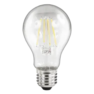 LED Filament Glühlampe McShine “Filed“, E27, 4W, 490lm, warmweiß, klar LED Filament Glühlampe McShine “Filed“, E27, 4W, 490lm, warmweiß, klar
