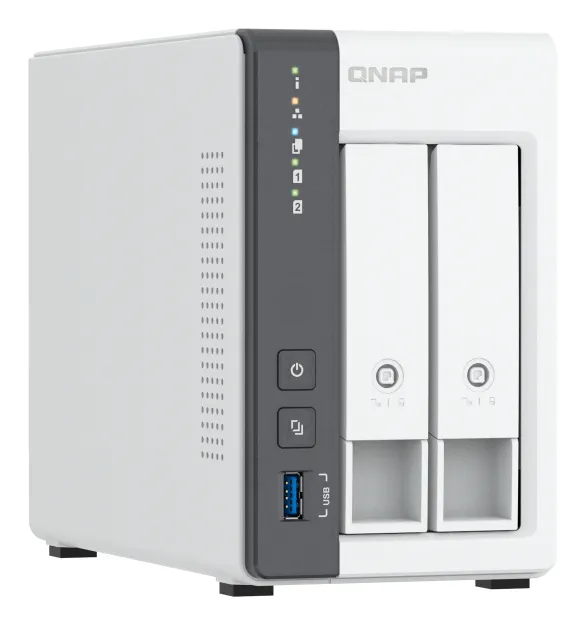 QNAP TS-216G NAS & Speicherserver Tower Cortex-A Cortex-A55 4 GB HDD Weiß – Bild 3