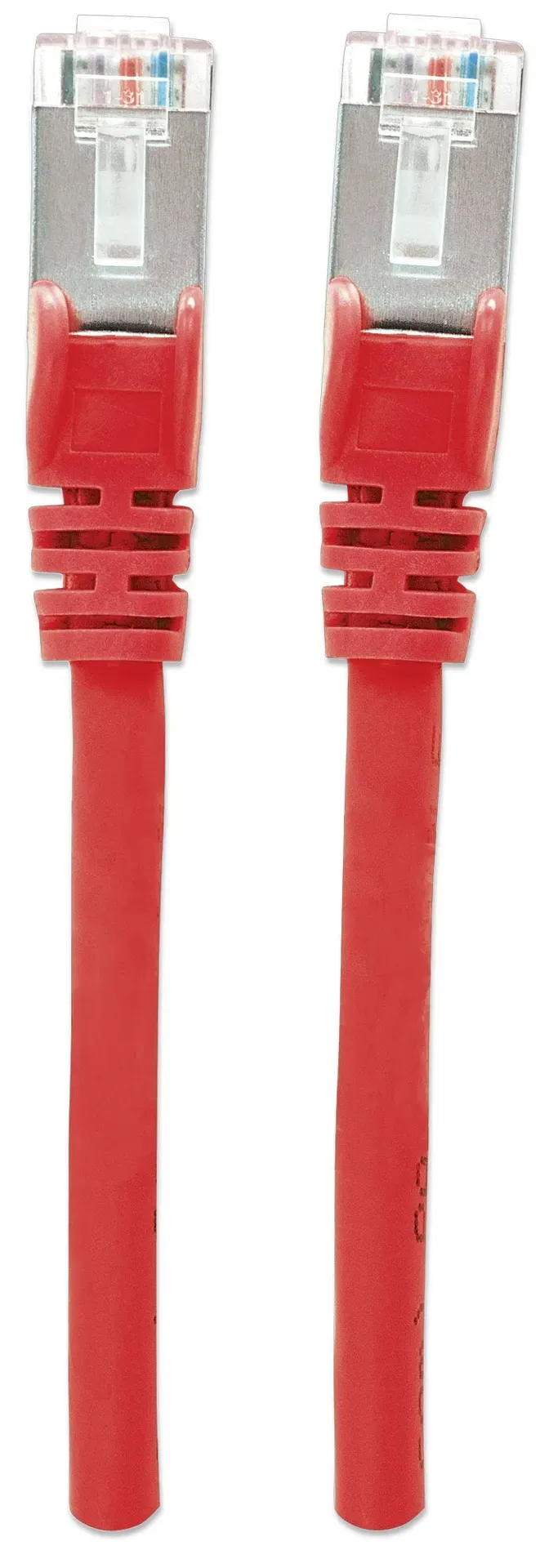 Intellinet Premium Netzwerkkabel, Cat6, S/FTP, 100% Kupfer, Cat6-zertifiziert, LS0H, RJ45-Stecker/RJ45-Stecker, 15 m, rot – Bild 4