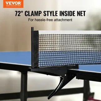 VEVOR Ping-Pong-Tisch, professionelles Tischtennisspiel, tragbarer MDF-Tischtennistisch für den Innenbereich, faltbarer Ping-Pong-Tisch mit Schnellklemmnetz und feststellbaren Rädern, einfacher Aufbau in 10 Minuten, 12 mm dicke Tischplatten VEVOR Ping-Pong-Tisch, professionelles Tischtennisspiel, tragbarer MDF-Tischtennistisch für den Innenbereich, faltbarer Ping-Pong-Tisch mit Schnellklemmnetz und feststellbaren Rädern, einfacher Aufbau in 10 Minuten, 12 mm dicke Tischplatten