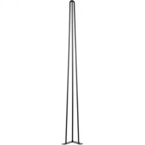 VEVOR Tischbeine Metall Schwarz Haarnadel Tischbein 91,5 cm 4 Stücke Tischfüße verstellbar austauschbare Diy Hairpin Tischgestelle 3 Pfosten – Bild 8