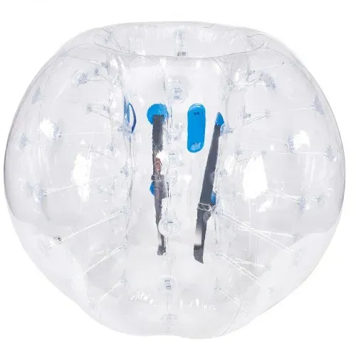 VEVOR Aufblasbarer Bump Ball Bumper Stoßball 1 Stk. 1,5 m x 1,2 m, Menschlicher Kollisionsball, PVC-Körperblasen-Bounce-Ball für Outdoor-Aktivitäten, Transparenter Aufblasbarer Bumper Ball – Bild 8
