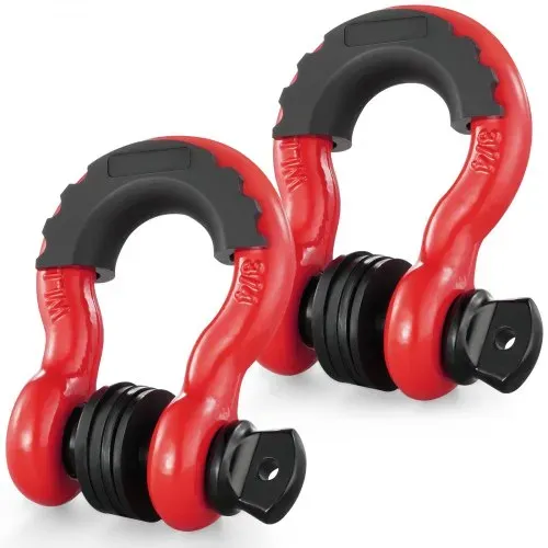 VEVOR 2er-Pack 3/4 Zoll D-Ring-Schäkel mit 7/8 Zoll Schraubstift Bruchfestigkeit 28500kg VEVOR 2er-Pack 3/4 Zoll D-Ring-Schäkel mit 7/8 Zoll Schraubstift Bruchfestigkeit 28500kg