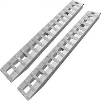 VEVOR 84 x14 Zoll Aluminiumrampen, 2722 kg Kapazität, Rampen für PKW-Anhänger, Lkw, ATV, 1 Paar, 2 Rampen VEVOR 84 x14 Zoll Aluminiumrampen, 2722 kg Kapazität, Rampen für PKW-Anhänger, Lkw, ATV, 1 Paar, 2 Rampen
