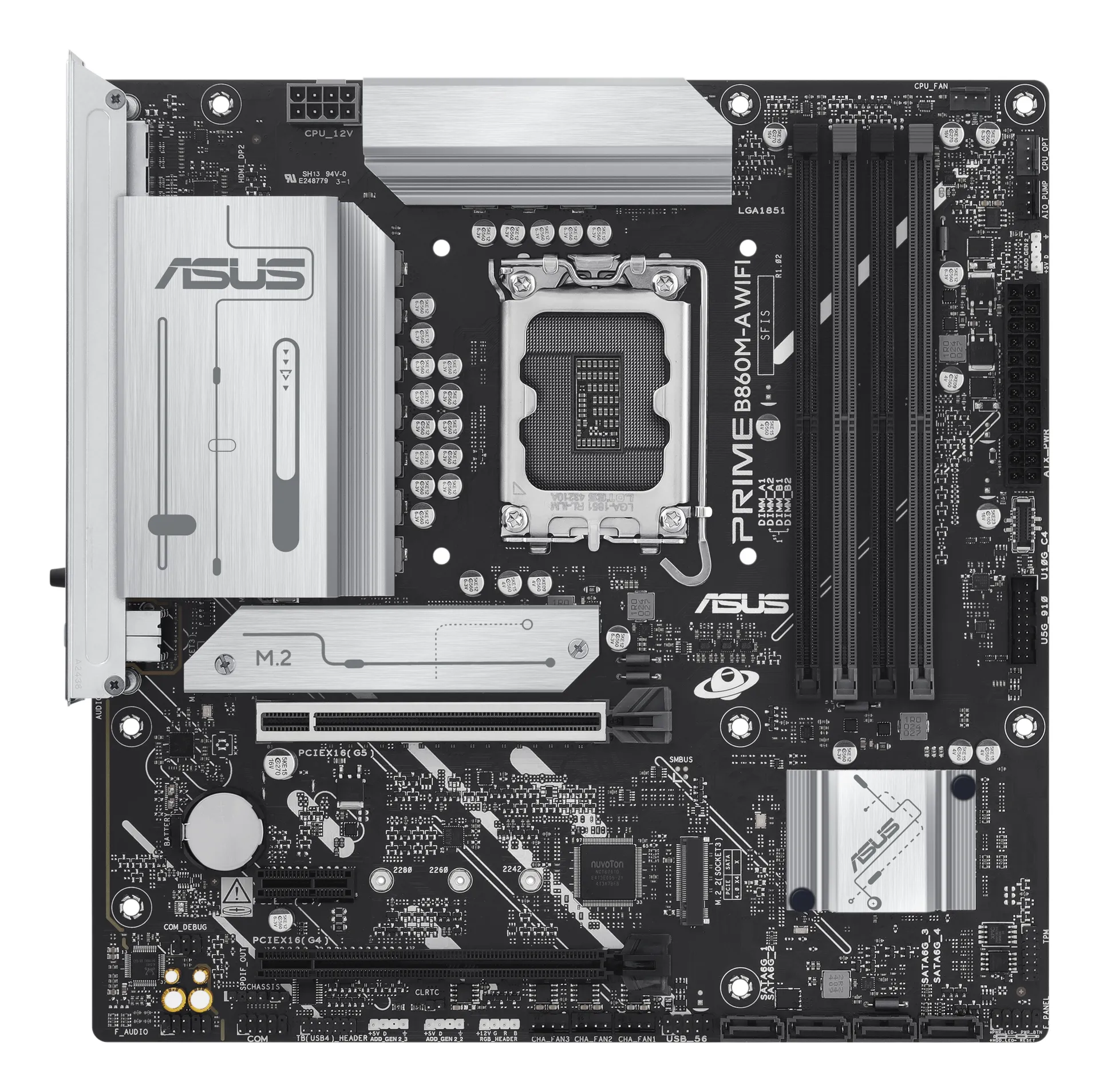 ASUS PRIME B860M-A WIFI Intel B860 LGA 1851 (Socket V1) micro ATX – Bild 2