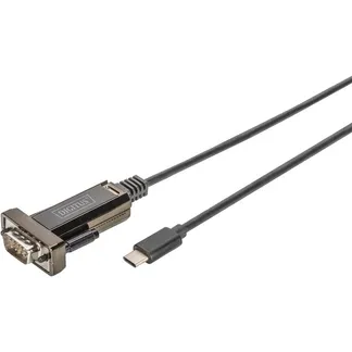 USB 2.0 Adapterkabel, USB-C Stecker > RS232 Stecker USB 2.0 Adapterkabel, USB-C Stecker > RS232 Stecker
