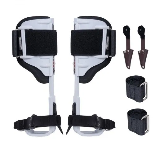 VEVOR Baumkletterspikes, 1 Paar Aluminium-Klettersporne, 350 lbs Tragkraft, Baumkletterausrüstung mit Gurten und Spike-Schutz, Baumpflegeausrüstung für Kletterer, Jagen, Obstpflücken, weiß VEVOR Baumkletterspikes, 1 Paar Aluminium-Klettersporne, 350 lbs Tragkraft, Baumkletterausrüstung mit Gurten und Spike-Schutz, Baumpflegeausrüstung für Kletterer, Jagen, Obstpflücken, weiß