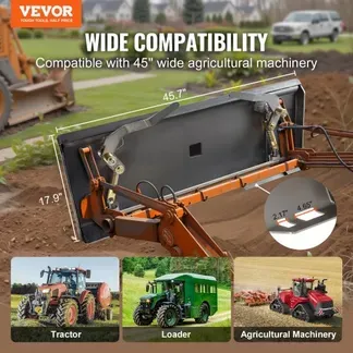 VEVOR 5/16-Zoll-Befestigungsplatte für Kompaktlader Montageplatte Schnellbefestigungsplatte mit 5,79 cm Anhängerkupplung kompatibel mit Kompaktladern und Traktoren von Deere Kubota Bobcat Mahindra VEVOR 5/16-Zoll-Befestigungsplatte für Kompaktlader Montageplatte Schnellbefestigungsplatte mit 5,79 cm Anhängerkupplung kompatibel mit Kompaktladern und Traktoren von Deere Kubota Bobcat Mahindra