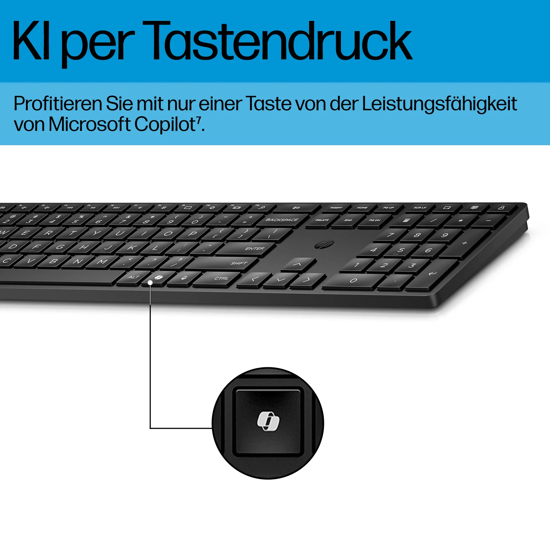 HP 655 Wireless-Tastatur und -Maus – Bild 2