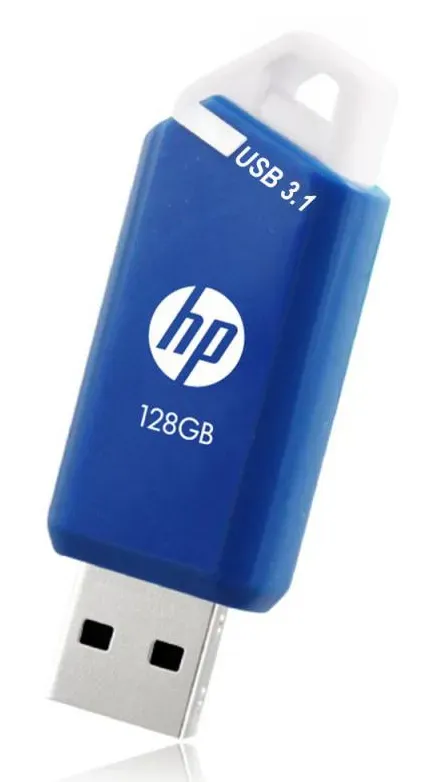 HP X755W PACK x3 USB-Stick 128 GB USB Typ-A 3.2 Gen 1 (3.1 Gen 1) Blau, Weiß – Bild 3