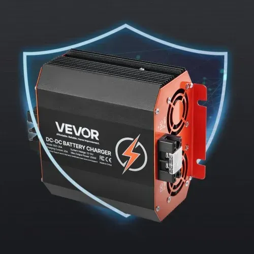 VEVOR 12 V 20 A DC/DC-Ladegerät, 250 W, Ideal für Blei-Säure-, Lithium-, AGM-, GEL- und Nassbatterien, intelligentes mehrstufiges Laden, für Wohnmobile, Nutzfahrzeuge, Boote, Yachten – Bild 7