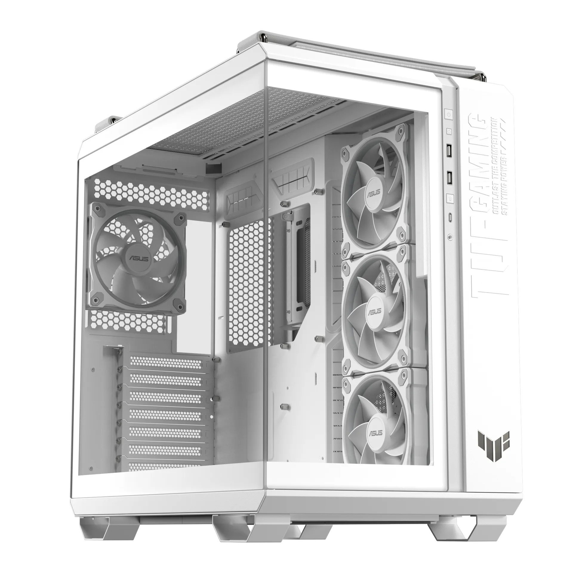 ASUS TUF GAMING GT502 Horizon TG ARGB White Midi Tower Weiß – Bild 2