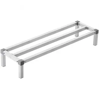 VEVOR Aluminium-Stauregal, 48 x 14 Zoll großes kommerzielles Bodenregal für Lebensmittel, 8 Zoll über dem Boden, 1000 lbs Tragkraft, komplett verschweißtes Aluminium-Lagerregal, zur Lagerung in Restaurants, Küchen, Garagen und Fahrzeugen VEVOR Aluminium-Stauregal, 48 x 14 Zoll großes kommerzielles Bodenregal für Lebensmittel, 8 Zoll über dem Boden, 1000 lbs Tragkraft, komplett verschweißtes Aluminium-Lagerregal, zur Lagerung in Restaurants, Küchen, Garagen und Fahrzeugen