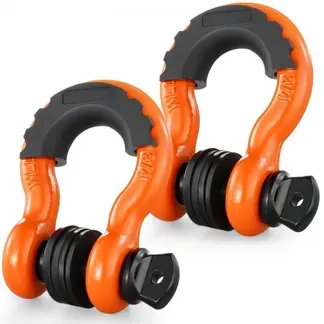 VEVOR 2er-Pack 3/4 Zoll D-Ring-Schäkel mit 7/8 Zoll Schraubstift Bruchfestigkeit 28500kg VEVOR 2er-Pack 3/4 Zoll D-Ring-Schäkel mit 7/8 Zoll Schraubstift Bruchfestigkeit 28500kg
