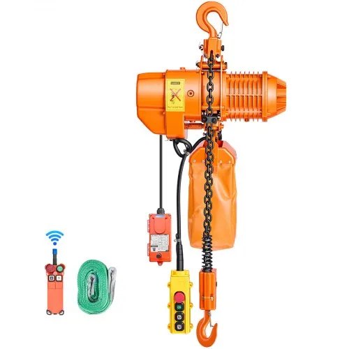 VEVOR Elektrischer Kettenzug 1000 kg, 6 m Hubhöhe, 3-Phasen-Brückenkran mit 100 m Funk- & 4,5 m Kabelfernbedienung, G80-Doppelkette, Elektrokettenzug für Fabriken, Lagerhallen & Garagen VEVOR Elektrischer Kettenzug 1000 kg, 6 m Hubhöhe, 3-Phasen-Brückenkran mit 100 m Funk- & 4,5 m Kabelfernbedienung, G80-Doppelkette, Elektrokettenzug für Fabriken, Lagerhallen & Garagen