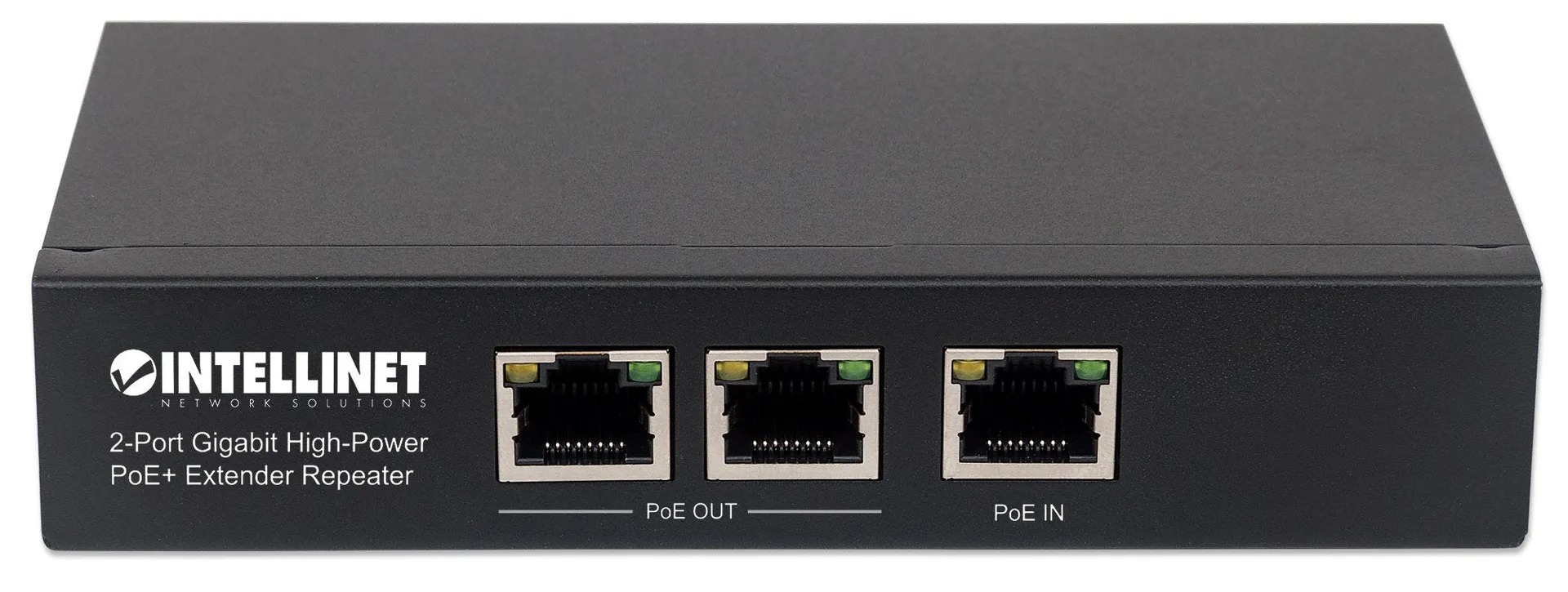 Intellinet 2-Port Gigabit High-Power PoE+ Extender, IEEE 802.3at/af PoE+/PoE, verlängert die Reichweite einer PoE-Verbindung um zusätzliche 100 Meter, 2 PSE-Ports, Metall – Bild 3