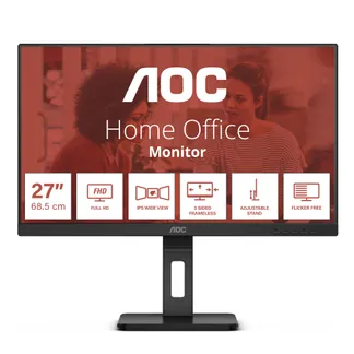 AOC E3 27E3QAF Computerbildschirm 68,6 cm (27″) 1920 x 1080 Pixel Full HD LED Schwarz AOC E3 27E3QAF Computerbildschirm 68,6 cm (27″) 1920 x 1080 Pixel Full HD LED Schwarz