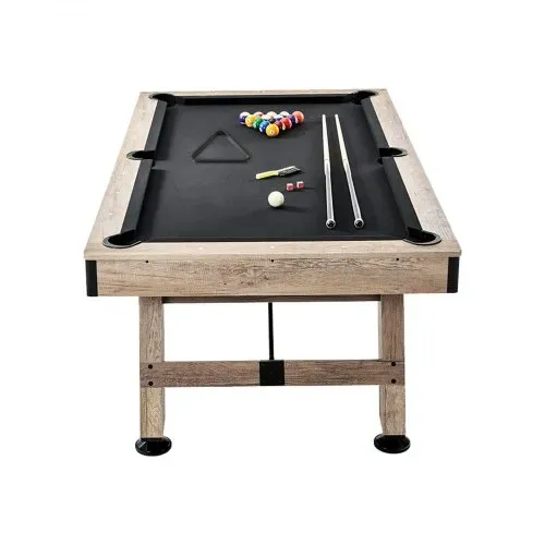 VEVOR Billardtisch, 2,13 m Billardtisch, Billardtisch mit Verstellbaren Beinen, Billardtisch-Set inkl. Bällen, Queues, Kreide und Bürste, Perfekt für Familienspielzimmer für Kinder & Erwachsene – Bild 9