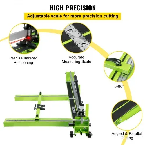 VEVOR Profi Manueller Fliesenschneider 1200mm Geeignet für Bodenfliesen aus Porzellan und Keramik 47 Zoll – Bild 3
