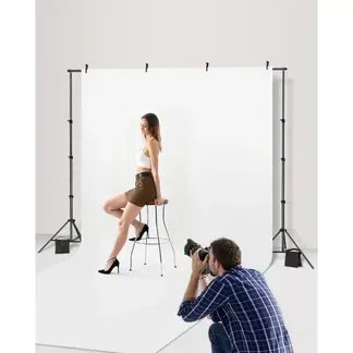 VEVOR Hintergrundständer verstellbares Fotohintergrundständer (Hintergrundtuch: 213 x 300 cm), tragbarer Hintergrundständer mit Stangen, Bildschirmständer für Produktfotografie Studiofotografie VEVOR Hintergrundständer verstellbares Fotohintergrundständer (Hintergrundtuch: 213 x 300 cm), tragbarer Hintergrundständer mit Stangen, Bildschirmständer für Produktfotografie Studiofotografie