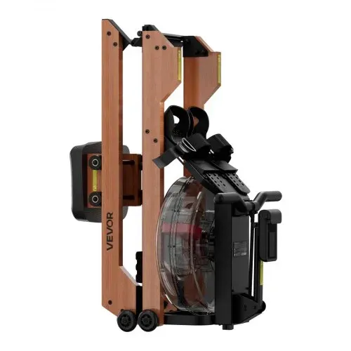 VEVOR Rudergerät 6-stufiger leiser Widerstand, faltbares Wasserrudergerät aus Holz mit 14 L Wassertank & LCD-Monitor, Bluetooth-App-kompatibel, 158 kg Gewichtskapazität, immersives Rudergerät – Bild 10