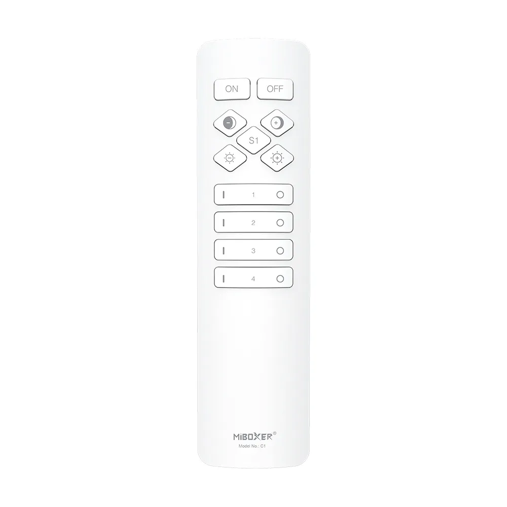 Synergy 21 LED Fernbedienung 2,4GHz 4 Zonen dual white (CCT) *Milight/Miboxer* (w) Synergy 21 LED Fernbedienung 2,4GHz 4 Zonen dual white (CCT) *Milight/Miboxer* (w)