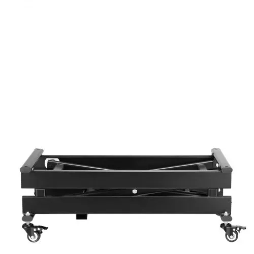 VEVOR Elektrischer Hubtisch 76x44 cm, 150 kg Tragkraft, Scherenhubtisch, 200 bis 710 mm höhenverstellbare Hebebühne, Couchtischlift mit 4 Rädern, für Materialhandhabung und Transport, Schwarz – Bild 9