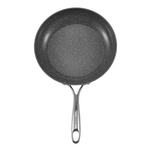 VEVOR Bratpfannen Set 3-tlg. (20 / 27 / 30 cm), Hochleistungs-Bratpfannen aus Aluminium (Antihaftbeschichtet), Kochpfanne Küchenkochgeschirr geeignet für Gas Elektro Induktion Grau – Bild 9