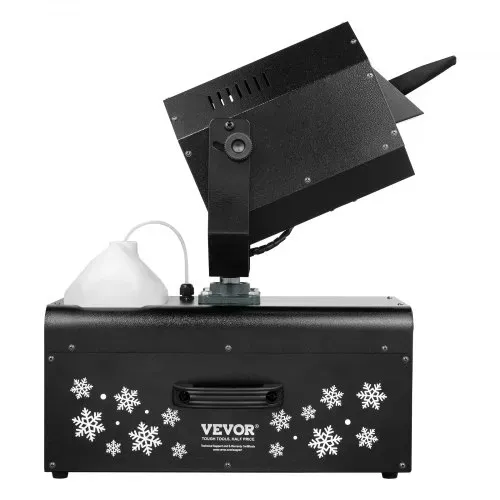 VEVOR Schneemaschine, 2000 W, Swing-Schneemaschine mit 5-L-Tank, kabelgebundene & kabellose Fernbedienung zur Schneeflockenherstellung, Kunstschneemaschine für Weihnachtsfeiern, Hochzeitsbühneneffekte – Bild 8
