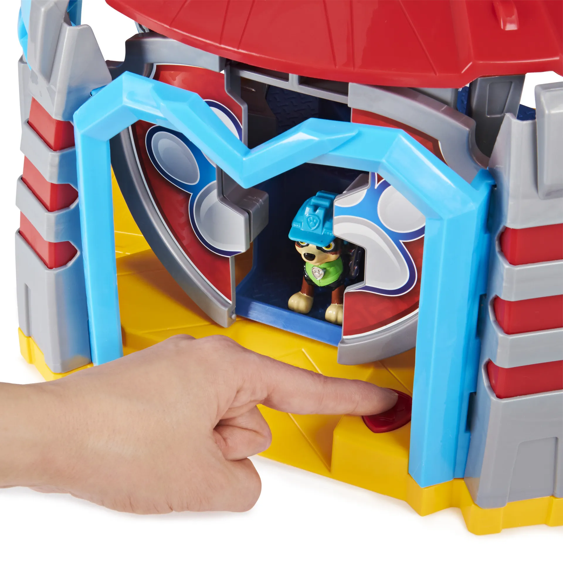 PAW Patrol Dino Rescue Hauptquartier-Spielset mit Geräuschen sowie exklusiver Rex-Figur und Fahrzeug, Spielzeug für Kinder ab 3 Jahren – Bild 4
