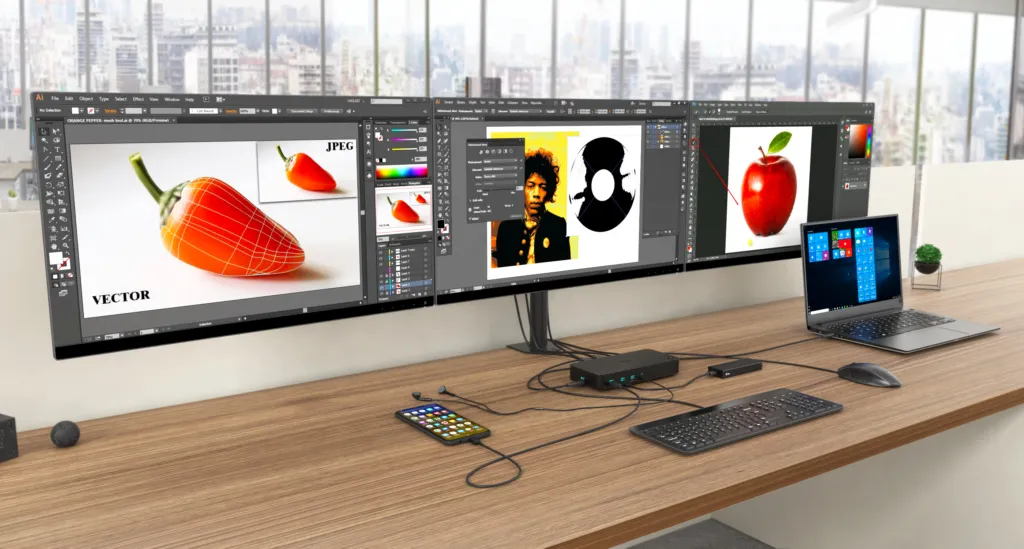 i-tec USB 3.0 / USB-C / Thunderbolt, 3x 4K Docking Station + Power Delivery 100W – Bild 7