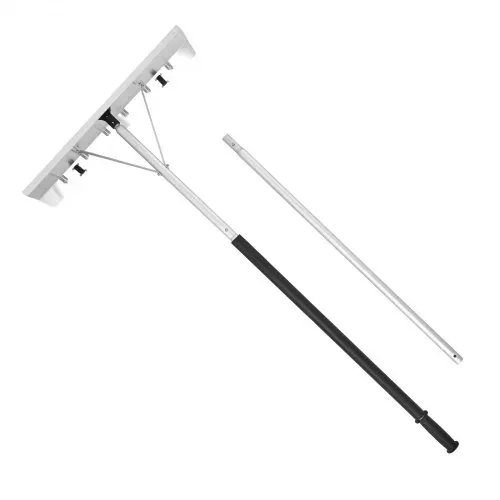 VEVOR Schnee Dachrechen, 66 cm Alu-Klinge, 142–606 cm verstellbarer Schneeschieber mit Rädern, Schneeräumwerkzeug mit rutschfestem Griff, Hausdachrechen zum Entfernen von Laub & Schnee – Bild 8