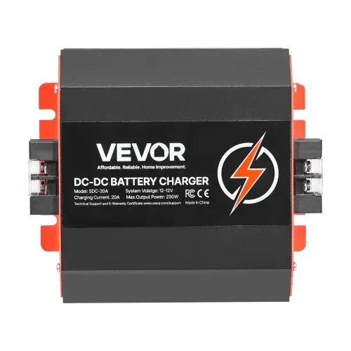 VEVOR 12 V 20 A DC/DC-Ladegerät, 250 W, Ideal für Blei-Säure-, Lithium-, AGM-, GEL- und Nassbatterien, intelligentes mehrstufiges Laden, für Wohnmobile, Nutzfahrzeuge, Boote, Yachten – Bild 8