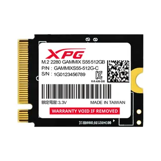 XPG SGAMMIXS55-512G-C Internes Solid State Drive 512 GB M.2 PCI Express 4.0 NVMe 3D NAND XPG SGAMMIXS55-512G-C Internes Solid State Drive 512 GB M.2 PCI Express 4.0 NVMe 3D NAND