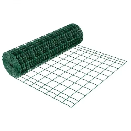 VEVOR Gartenzaun, 1 x 20 m, Maschendraht-Zaun (2,1 mm), verzinkter Stahldrahtzaun für Rinder, Schweine & Schafe, vinylbeschichteter Viehzaun für Tiergehege, Käfigdraht, Gartenzäune, Grün – Bild 9
