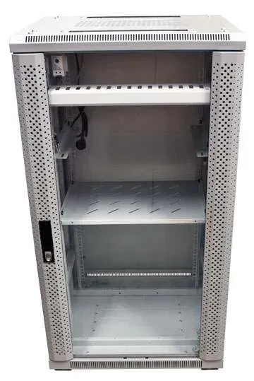 ALLNET 19″Schrank, 12HE, B600/T 600mm, Glastür, Lichtgrau, SNB-Serie, ALLNET 19″Schrank, 12HE, B600/T 600mm, Glastür, Lichtgrau, SNB-Serie,