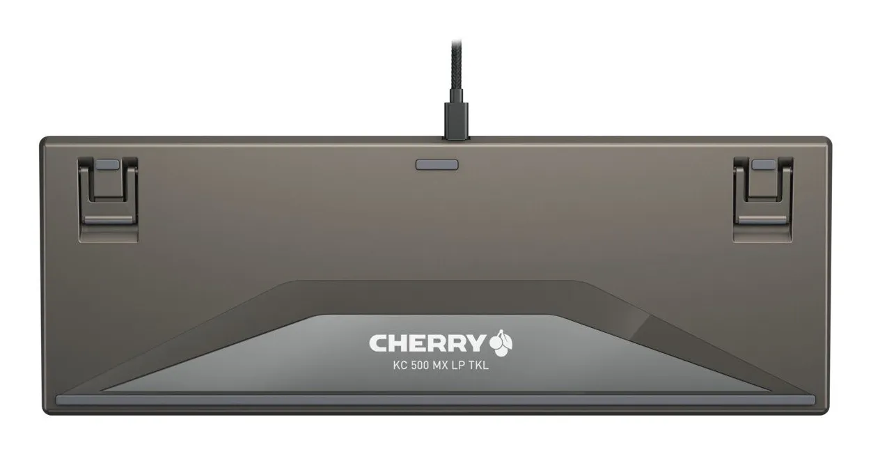 CHERRY KC 500 MX LP TKL Tastatur Heimbüro USB QWERTZ Deutsch Grau – Bild 3