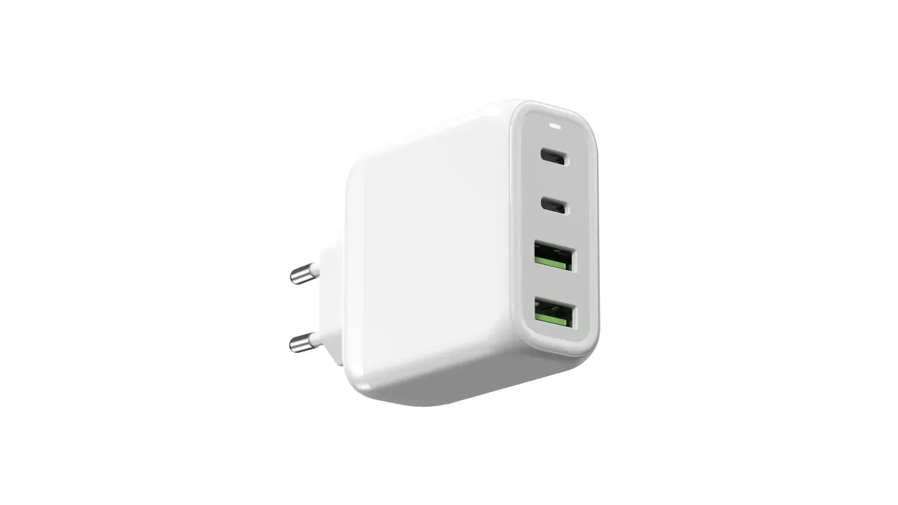 ALLNET Ersatznetzteil QC USB-C PD GaN Netzteil Power Supply 68 Watt 2x USB Typ-A QC, 2x USB Typ-C**EU PLUG** – Bild 2